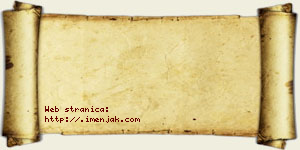 Jasmina Isailović vizit kartica